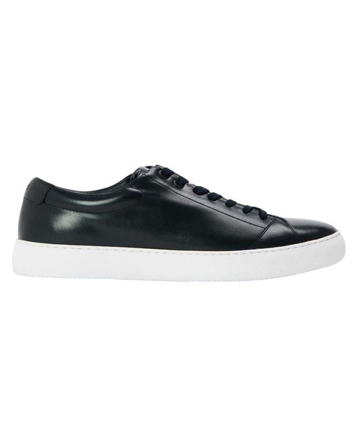 Boss Black Enlight Leather Low Trainers (Dark) for men