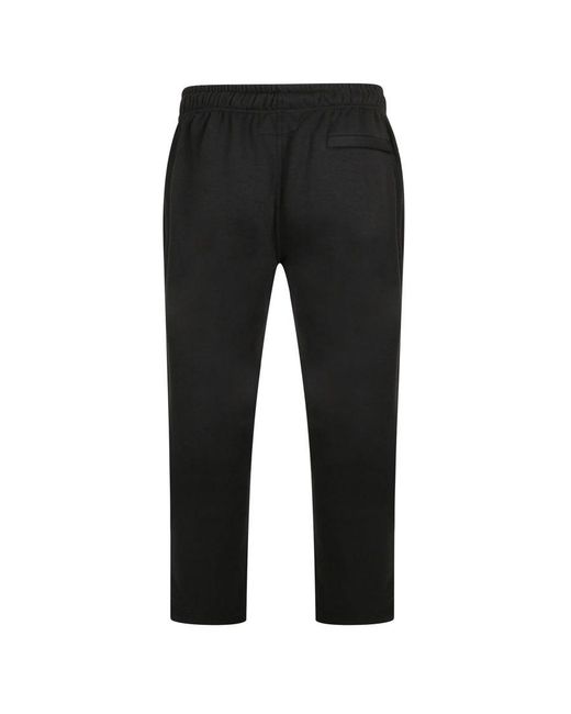Forge Black Regular Fit Jogging Bottoms for men