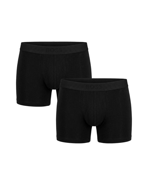 Boss Black Pack Of 2 Modal Ultrasoft Long Boxers 50475677 for men