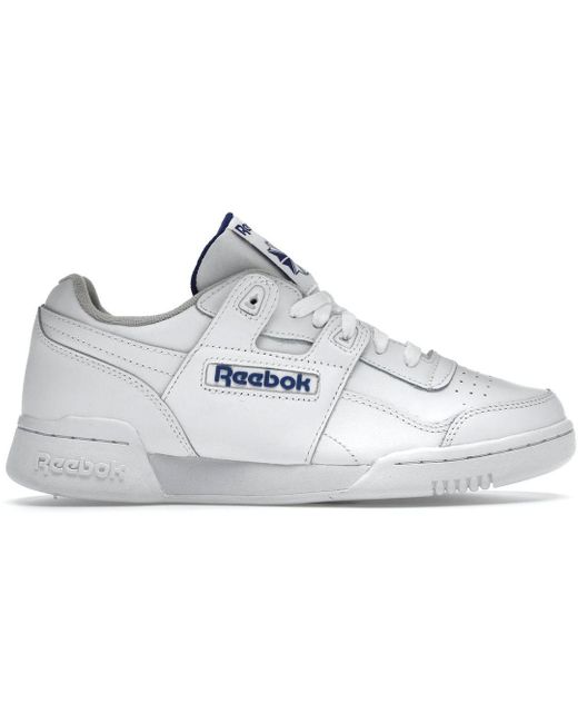 Reebok White Workout Plus Trainers for men