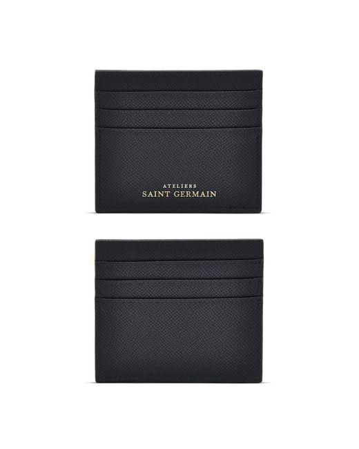 Ateliers Saint Germain Black Card Holder Simple
