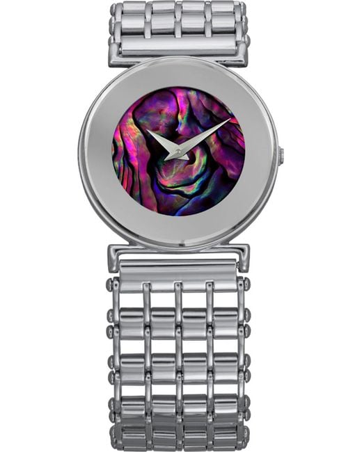 JOWISSA Black Elegance Mother-Of-Pearl Stainless Steel Watch