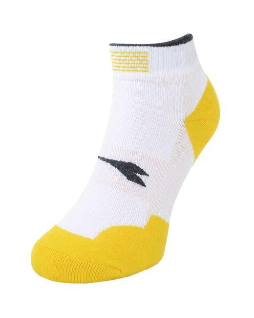 Diadora Yellow 3-Pack/ Crew Socks