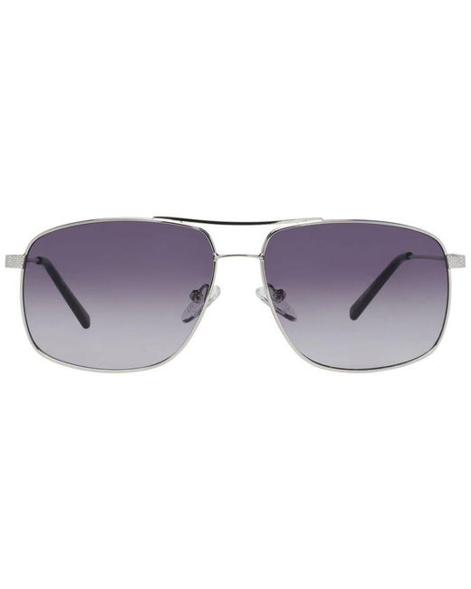 Guess Purple Metal Sunglasses With Gradient Lenses for men