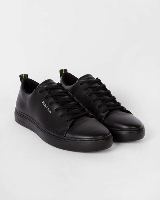 Paul Smith Black Ps Lee Tonal Leather Trainers for men