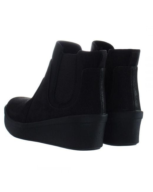 Clarks Black Step Rose Sun Boots
