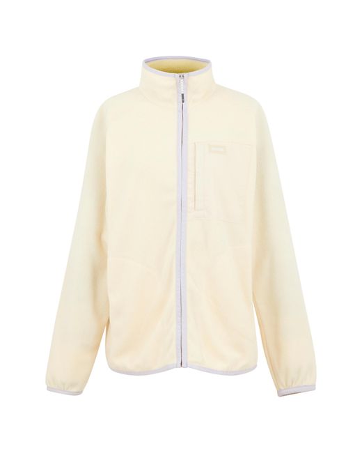Regatta White Ladies Lilana Full Zip Fleece Jacket (Light Vanilla/Lilac Thistle)