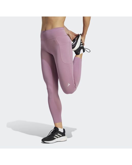 Adidas Originals Purple Dailyrun 7/8 Leggings