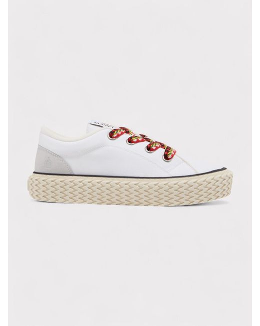 Lanvin White Curbies Low for men