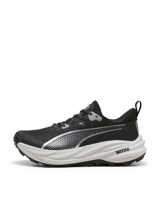 PUMA Black Voyage Nitro 4 Off Road Trail Running Shoes