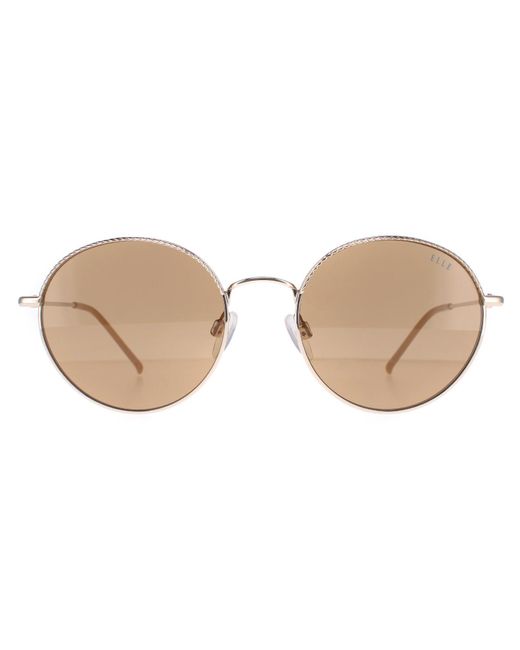 Elle Brown Round 14908 Metal