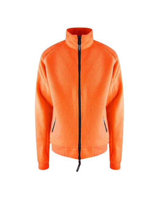 Aquascutum Orange Active One Colour Sherpa Rust Jacket for men