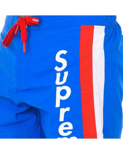 Supreme Boxerbadpak Met Porto Rico-print in het Blue voor heren