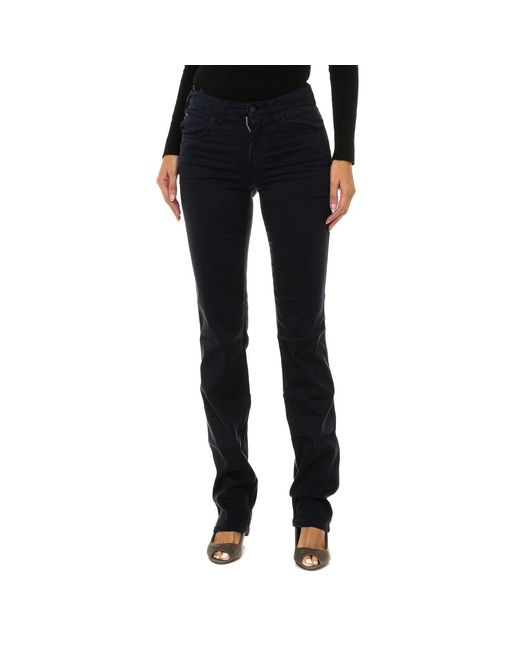 Armani Black Long Stretch Fabric Pants 6Y5J75-5N22Z
