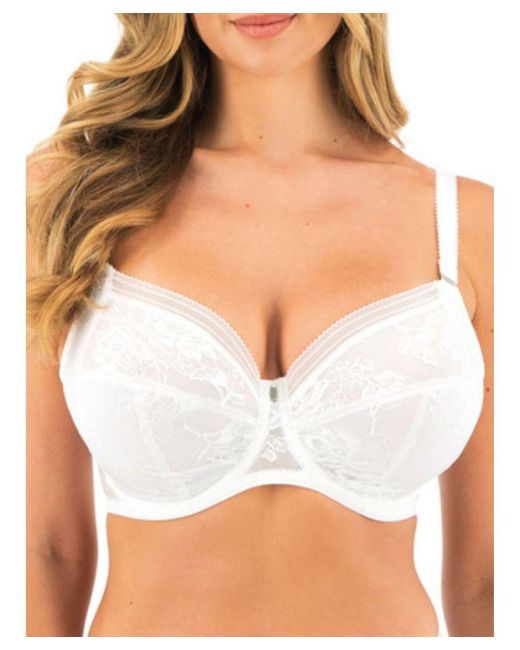 Fantasie White Fusion Lace Side Support Bra Polyamide