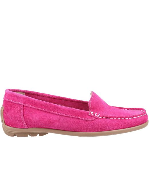 Riva Purple Torella Leather Shoes