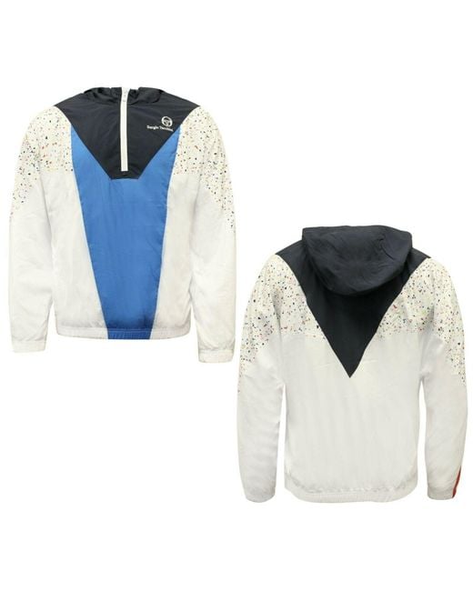 Sergio Tacchini Blue Coltan Windbreaker Jacket for men