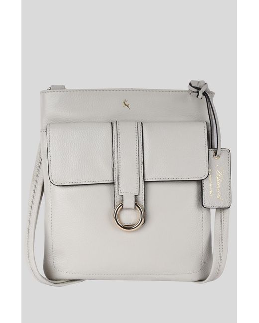 Ashwood Leather Gray 'Heaven' Real Cross Body Bag