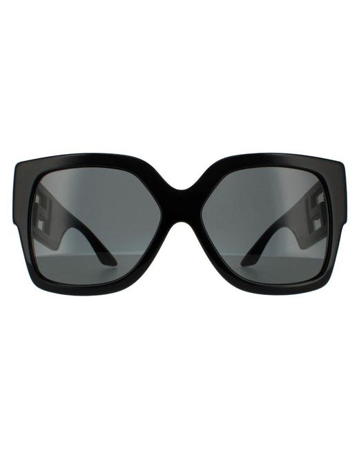 Versace Black Square Dark Sunglasses