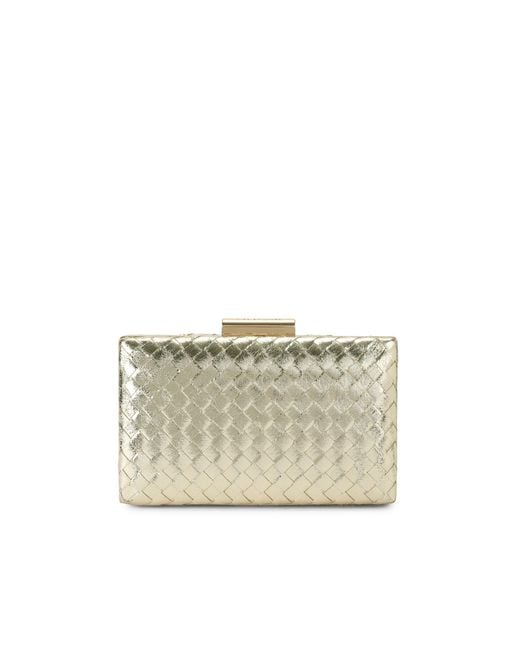 Carvela Kurt Geiger Metallic Palio Hard Clutch Bag