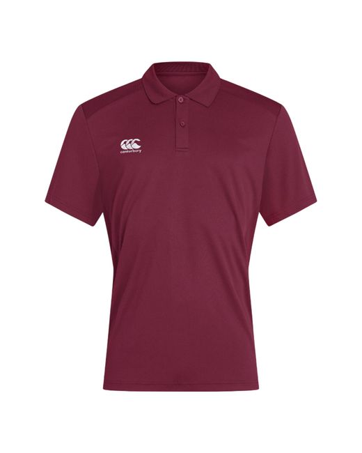 Canterbury Red Club Dry Polo Shirt for men