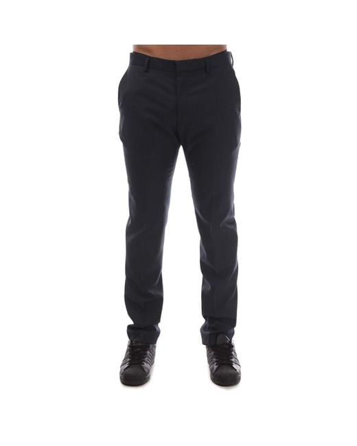 HUGO Getlin182 Broek In Donkerblauw in het Blue voor heren