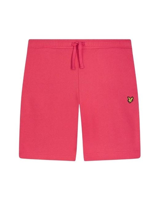 Lyle & Scott Pink Casual Shorts Cotton for men