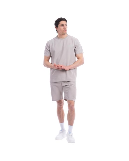 J.b.willis Pink Summer Set Short Sleeve T-Shirt And Shorts 2-Piece for men