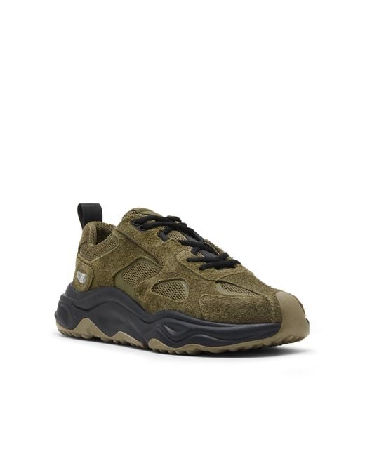 Steve Madden Brown Suede Serpent H 375 Sneakers for men