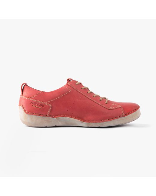 Josef Seibel Red Fergey 56 Casual Shoes Hibiscus