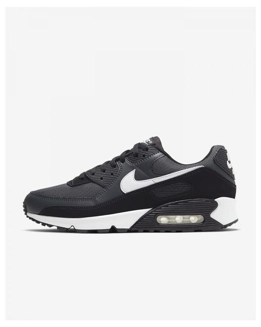 Nike Blue Air Max 90 Trainers Dark Smoke