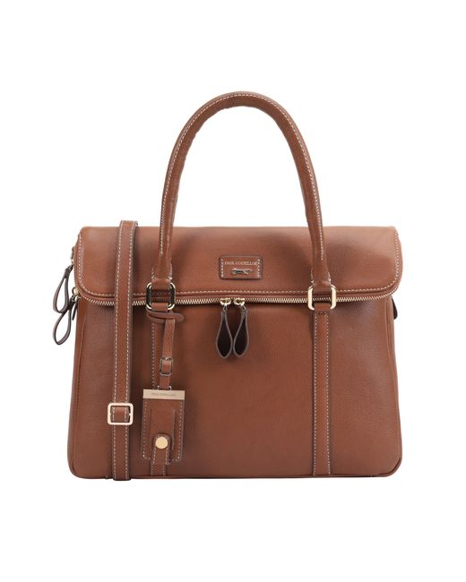 Paul Costelloe Brown Lucy Leather Multi Way Bag