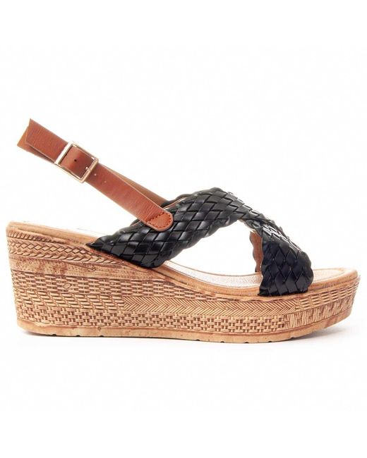 Montevita Blue Wedge Sandal Sandsum28
