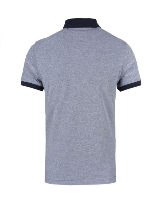 Barbour Blue Sports Mix Polo Shirt for men