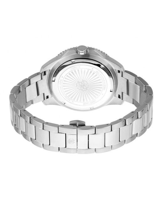 Roberto Cavalli Gray Rc5G013M0085 Quartz Stainless Steel 10 Atm 44 Mm Watch for men