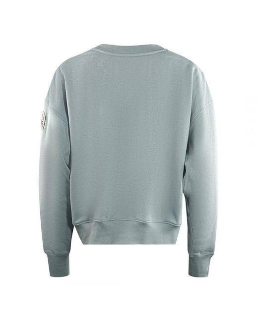 Parajumpers Melita Large Brand Logo Shark Grey Sweatshirt in het Blue