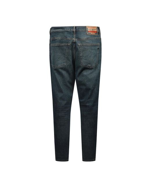 DIESEL Gray 2005 D Fining Tapered Jeans for men