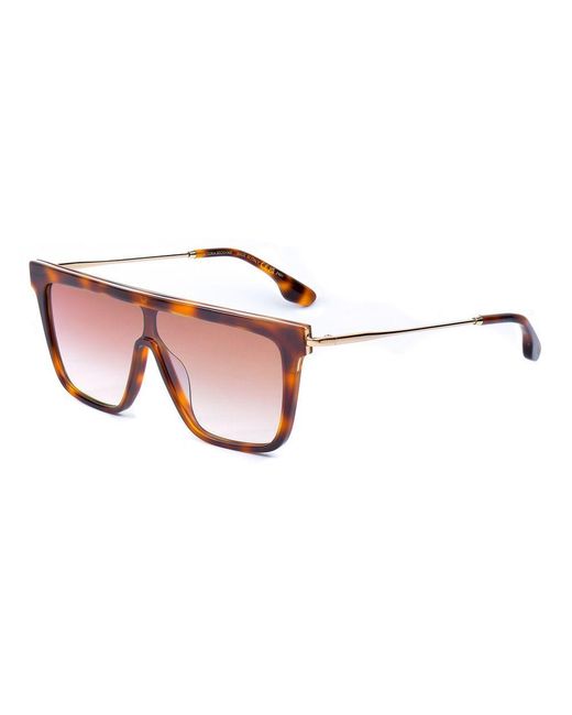 Victoria Beckham Brown Acetate Sunglasses