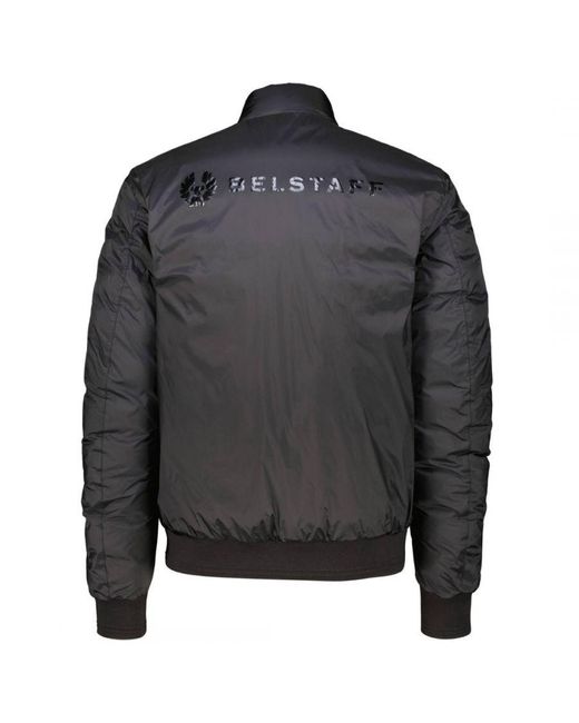 Belstaff Black Flash Circuit Reversible Down Jacket Polyamide for men