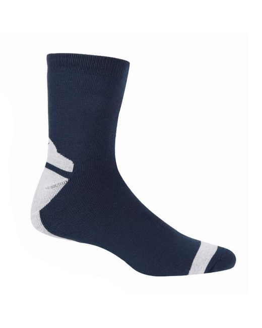 Regatta Blue Ladies Boot Socks /Cherry/