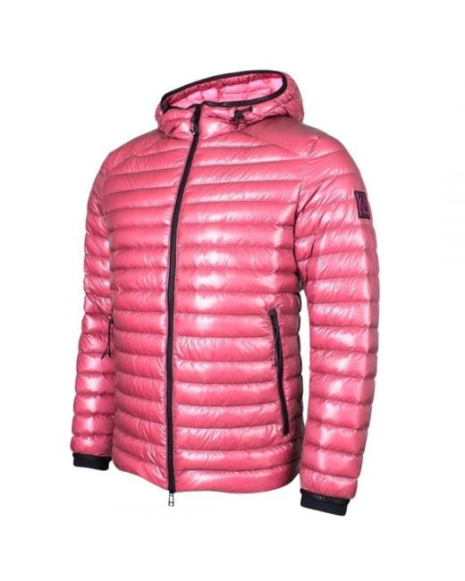 Belstaff Pink Airspeed Shiny Down Filled Jacket for men