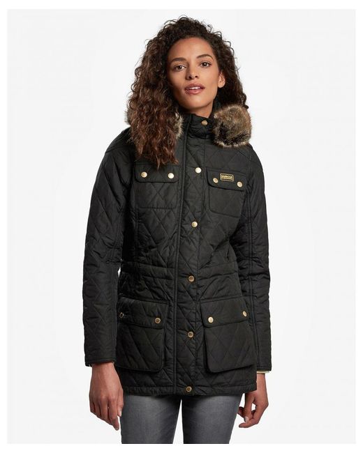 Barbour Black Enduro Quilted Jacket