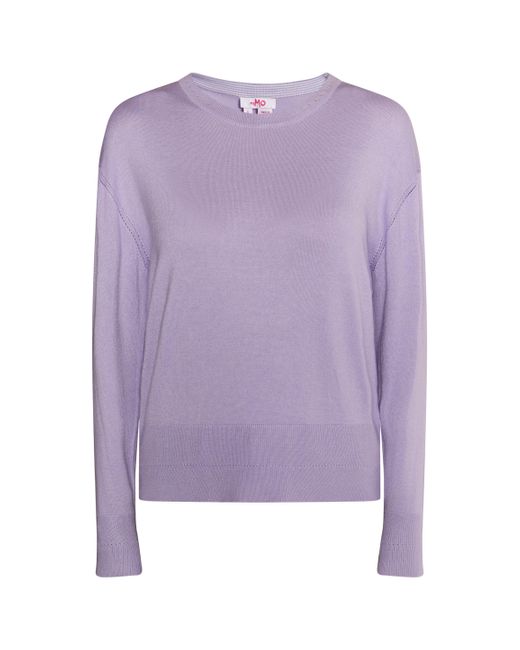 myMo Gebreide Trui Dames Violet in het Purple