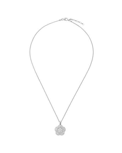 Orphelia Metallic 925 Sterling Chain With Pendant
