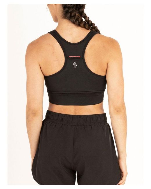Luke 1977 Black Spin Sports Bra