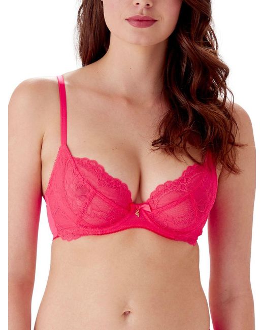 Gossard Red Superboost Lace Non Padded Plunge Bra