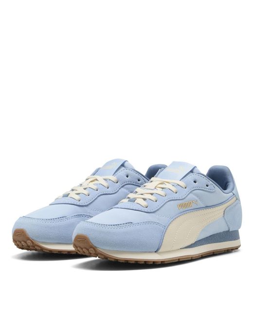 PUMA Blue St Miler Rose Low Top Trainers