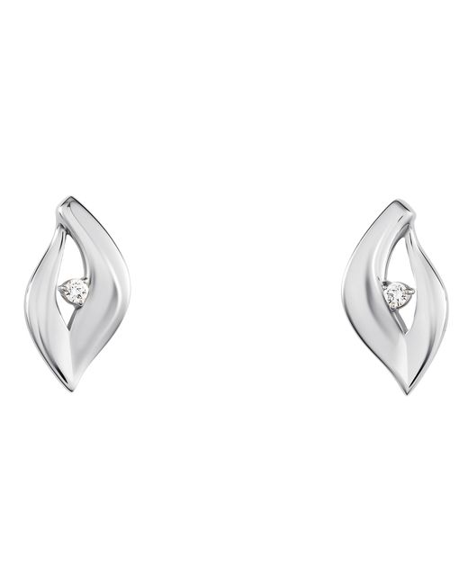 Orphelia Metallic 'Milan' 925 Sterling Stud Earrings