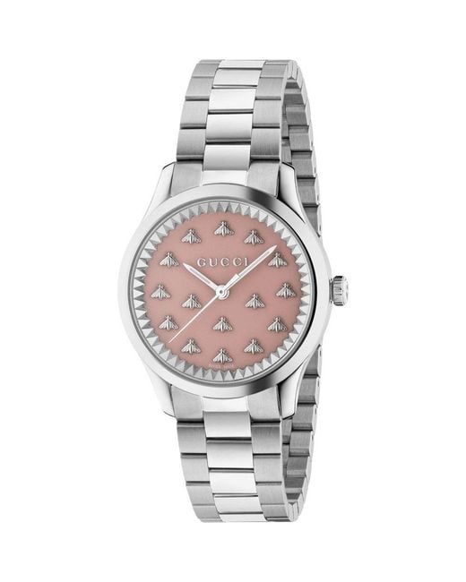 Gucci Metallic G-timeless Multibee Watch, 38 Mm