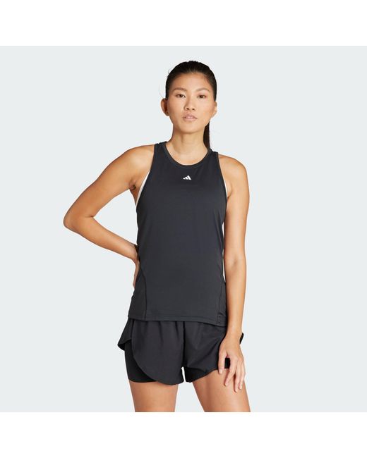 Adidas Originals Blue Designed For Training Tank Top